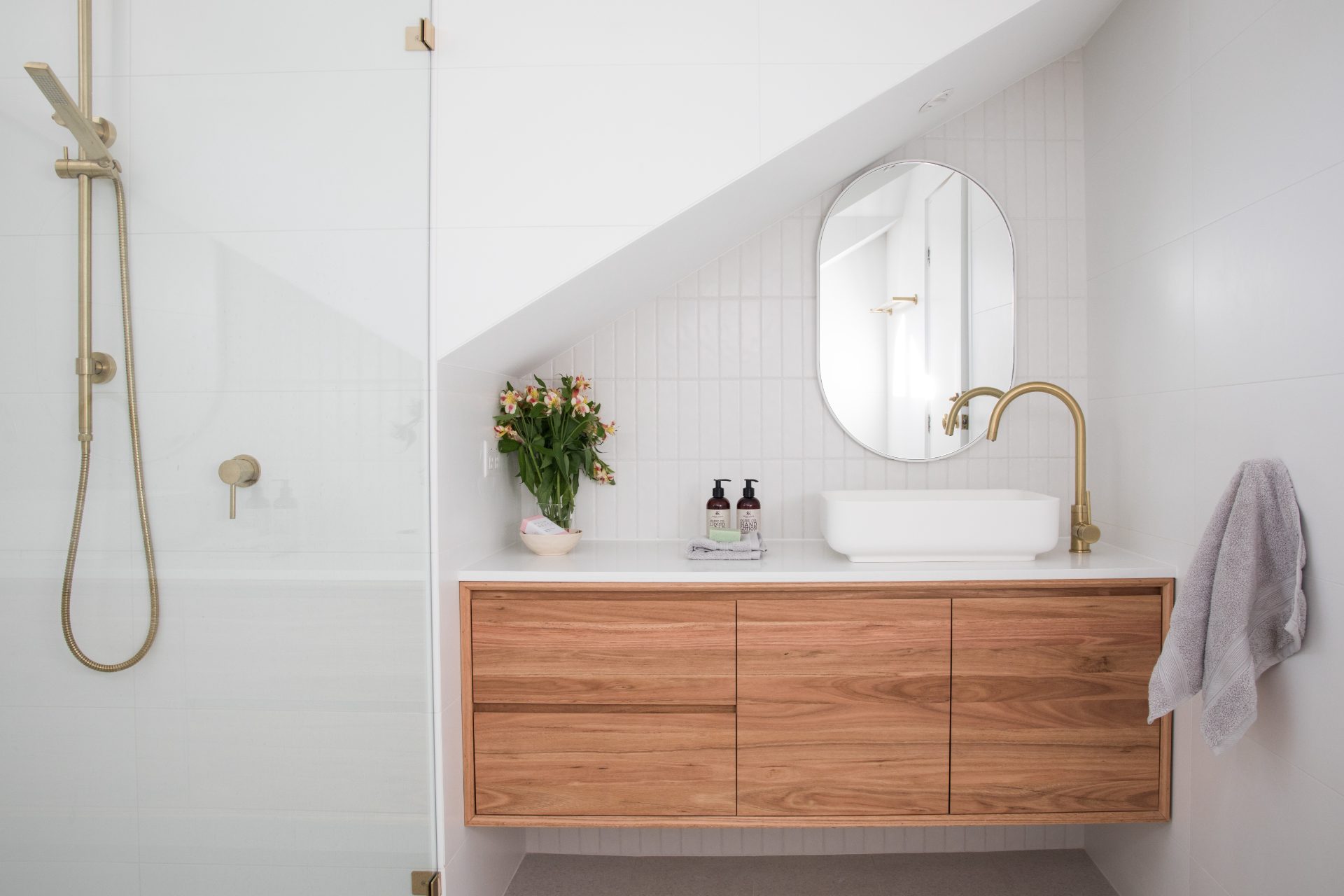 Remodeled bathroom in Los Angeles