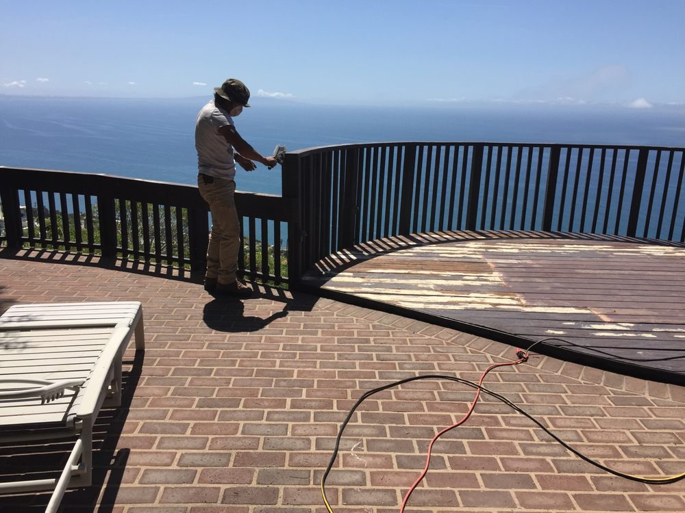 Oceanview brick deck restoration