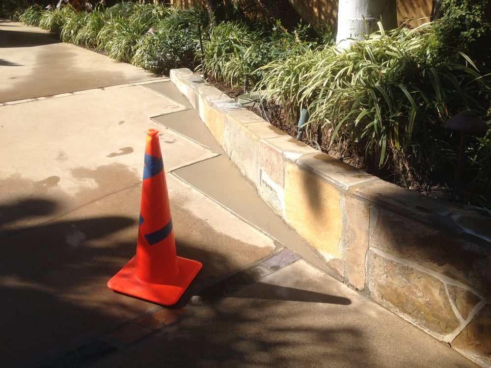 Flagstone walkway